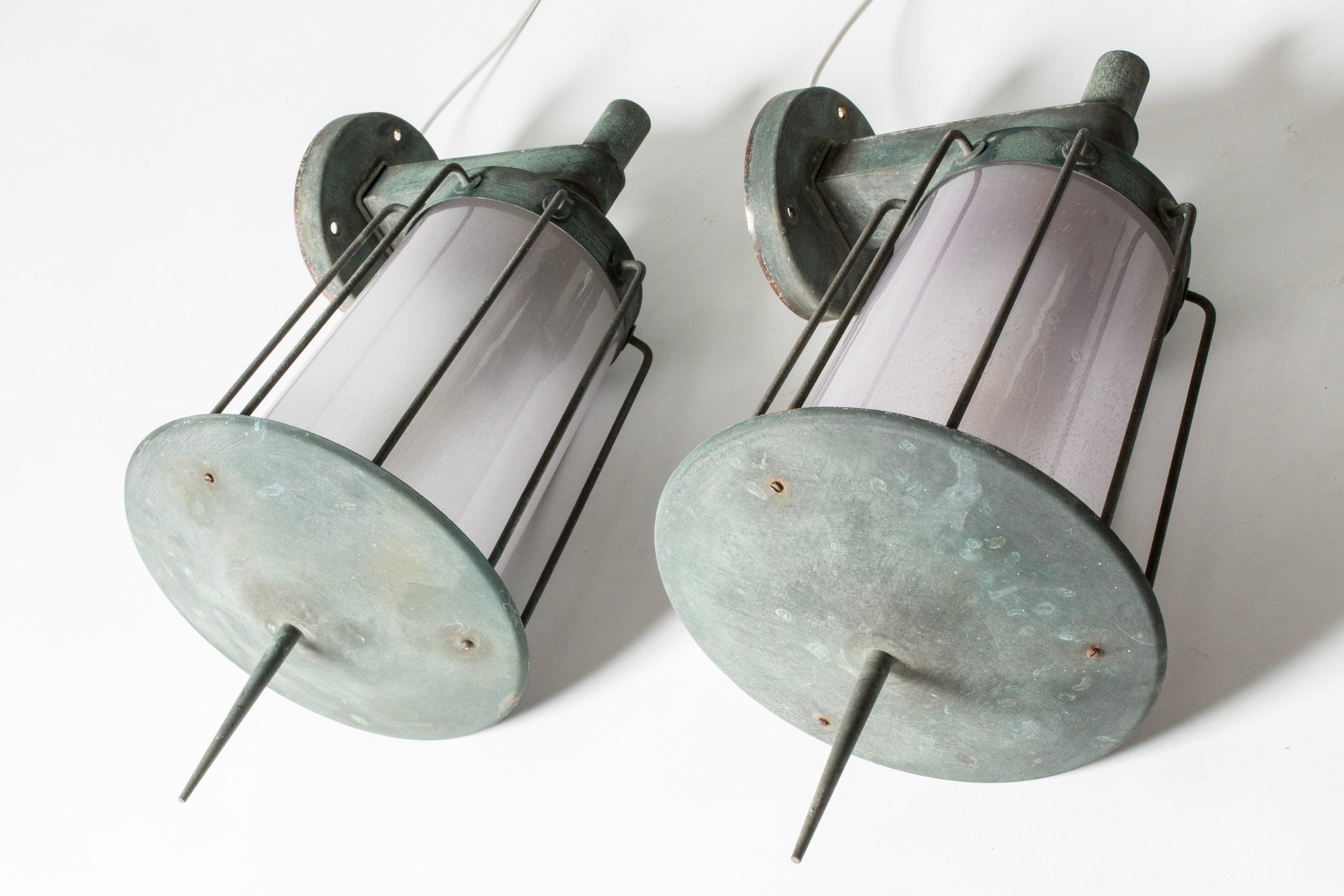 Metà XX secolo Applique scandinave d'epoca di Hans Bergström, Ateljé Lyktan, Svezia, anni '1940 in vendita