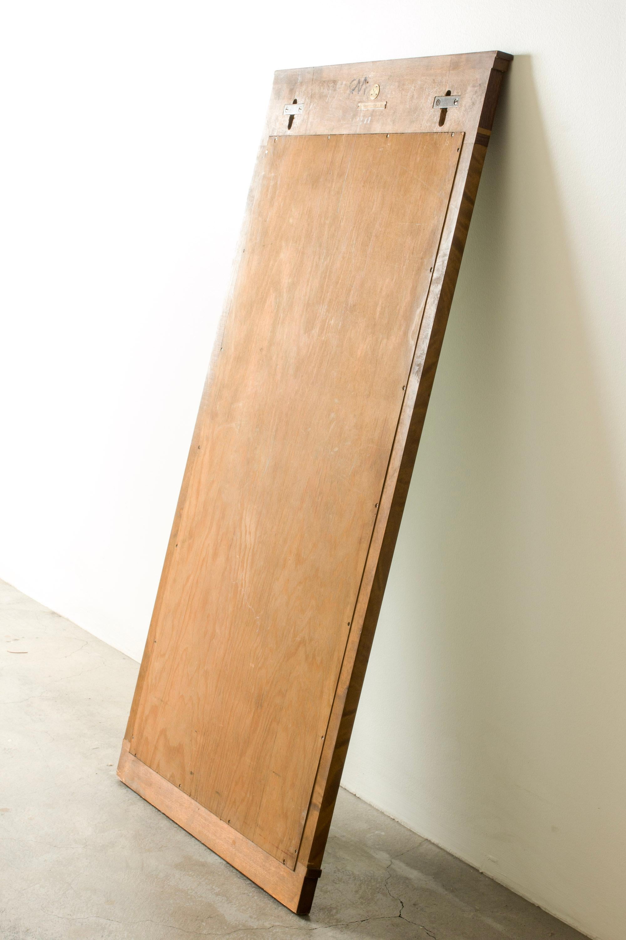 Milieu du XXe siècle Miroir mural scandinave vintage par Carl Malmsten, NK, Suède, années 1930 en vente