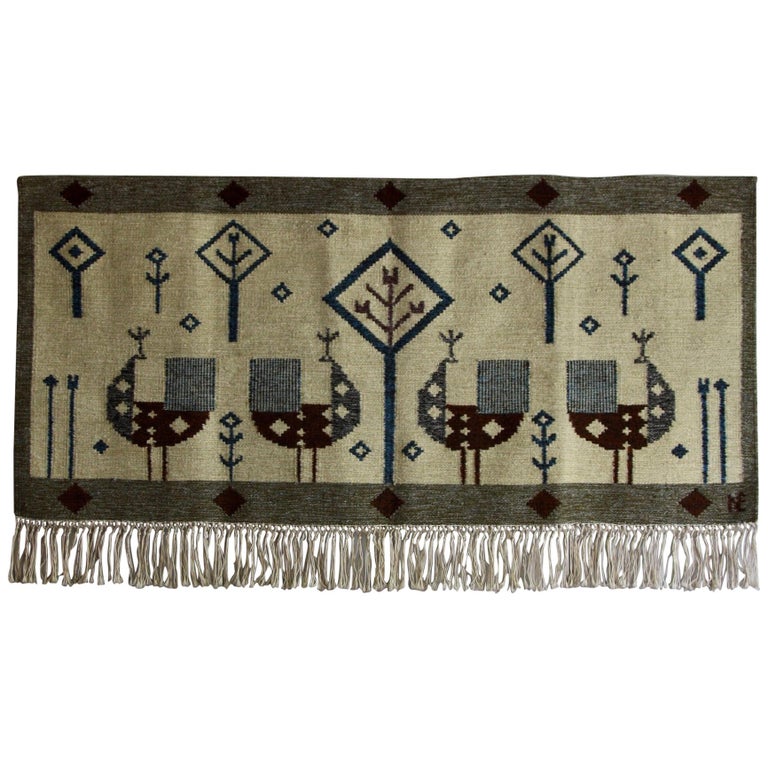 Vintage Scandinavian Wall Tapestry 'Wall Tapestry 10' For Sale at 1stdibs