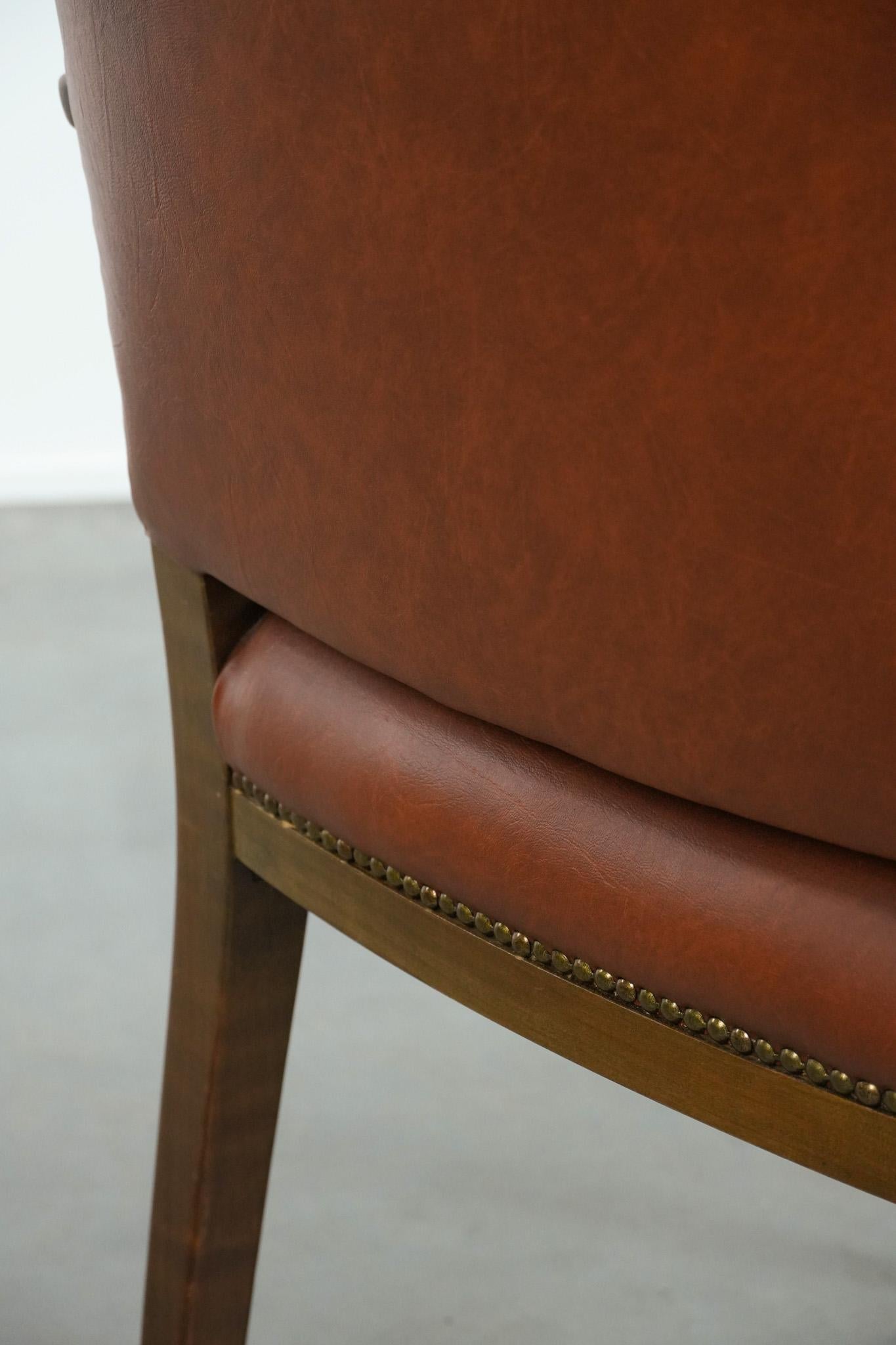 Vintage skandinavischen Holz und Kuhfell Seite / Schreibtisch / Stuhl aus den 60er / 70er Jahren im Angebot 9