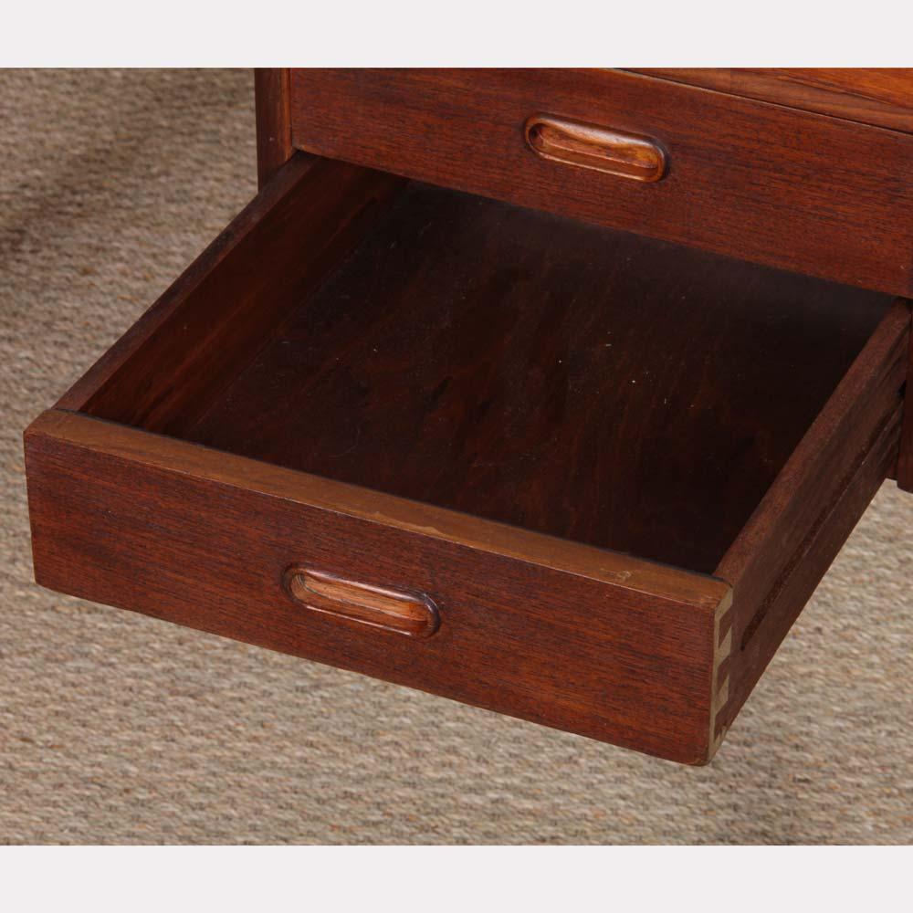 Wood Vintage Scandinavian wooden desk from the 1960s For Sale