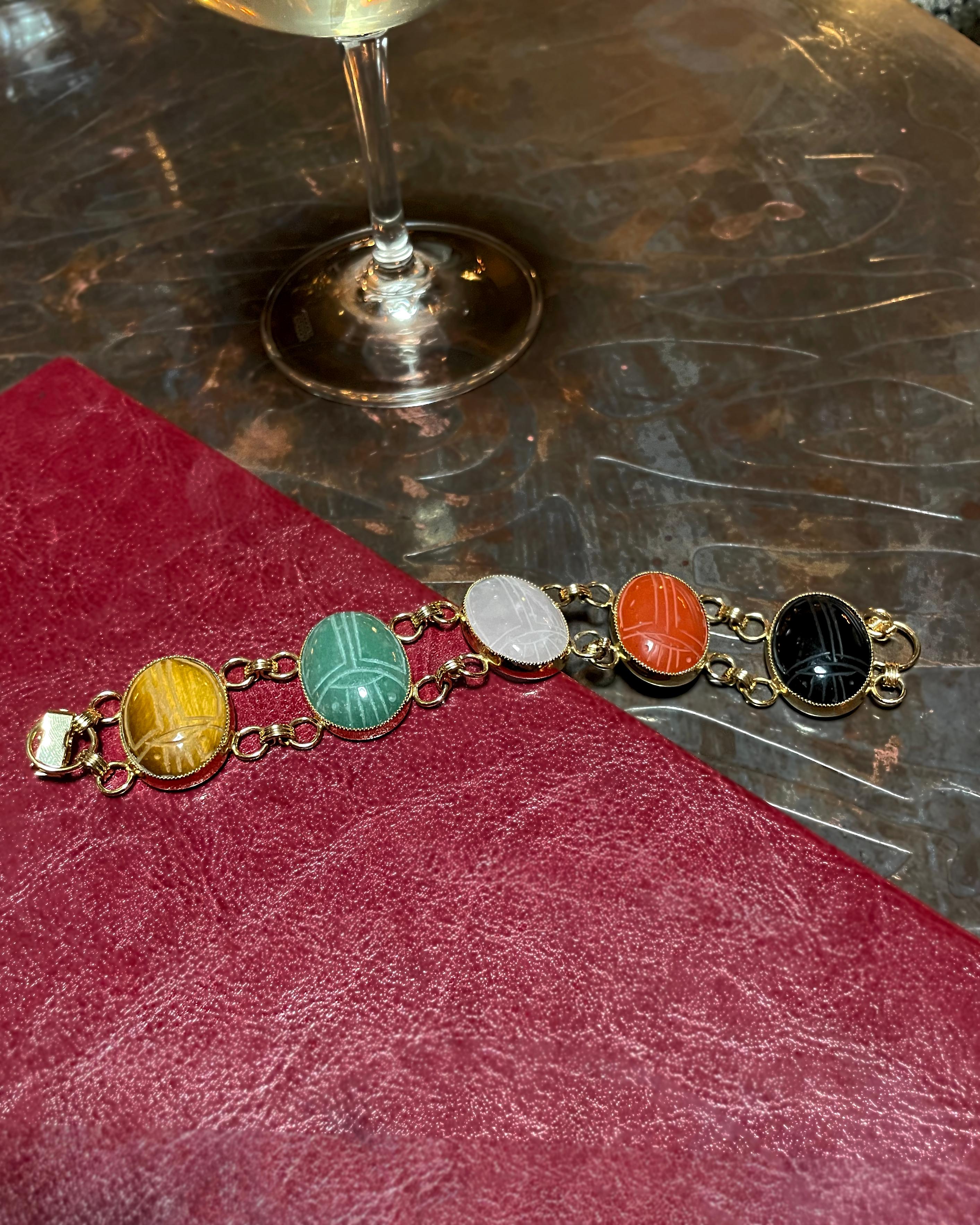 Vintage Scarab Bracelet 2