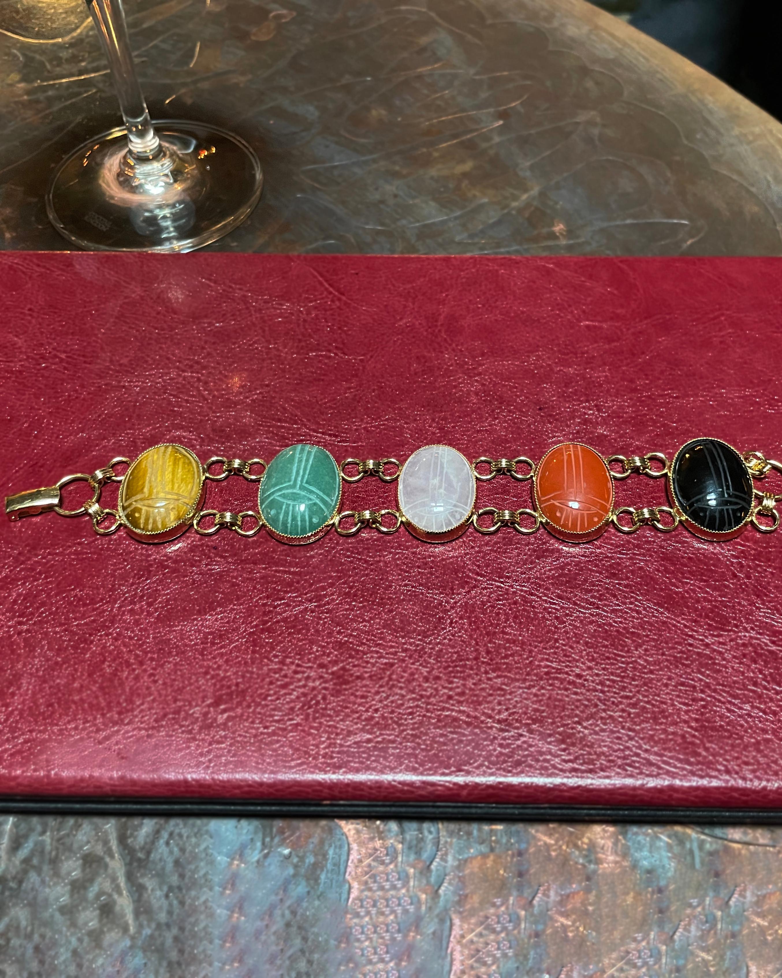 Vintage Scarab Bracelet 3