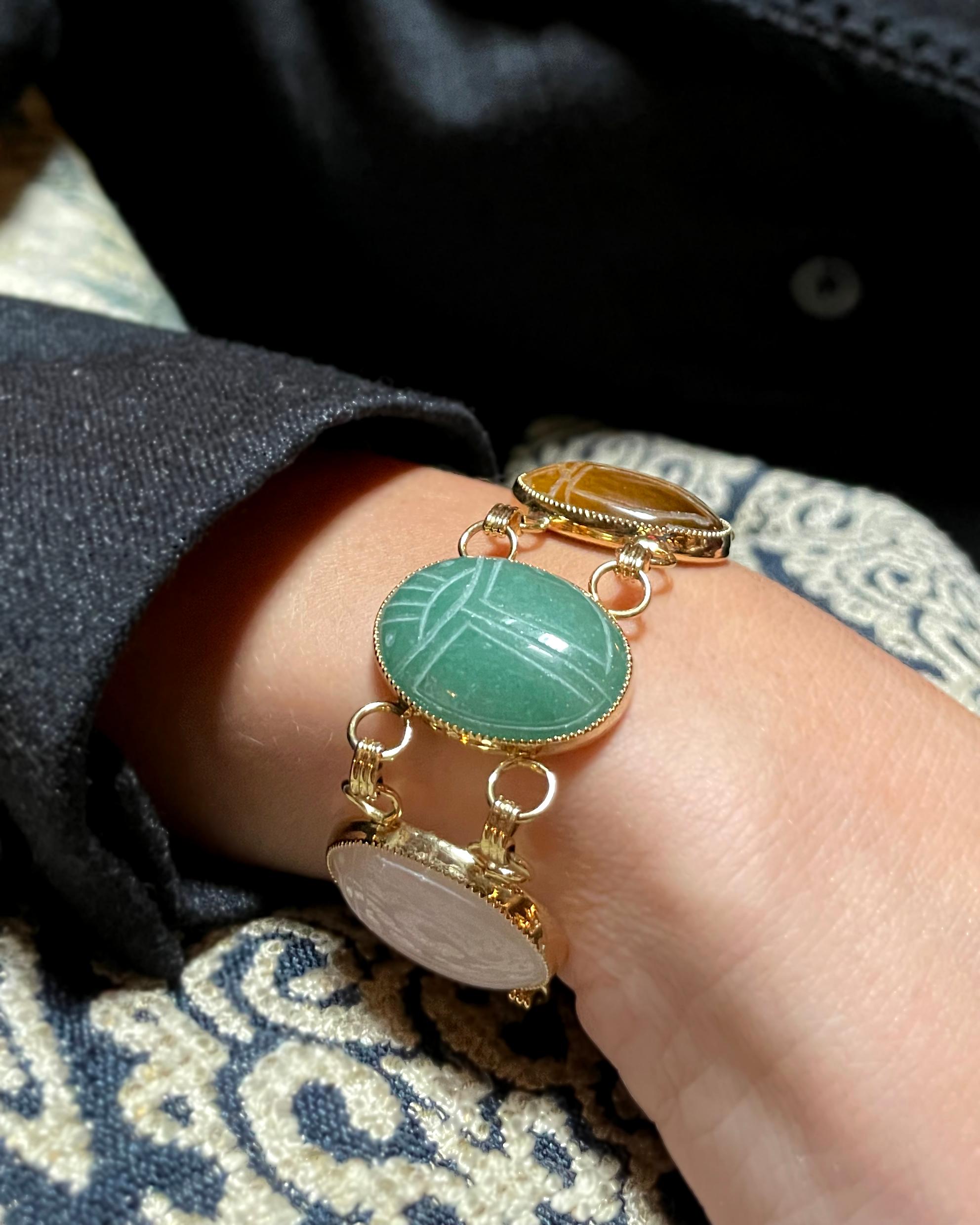 Vintage Scarab Bracelet 6