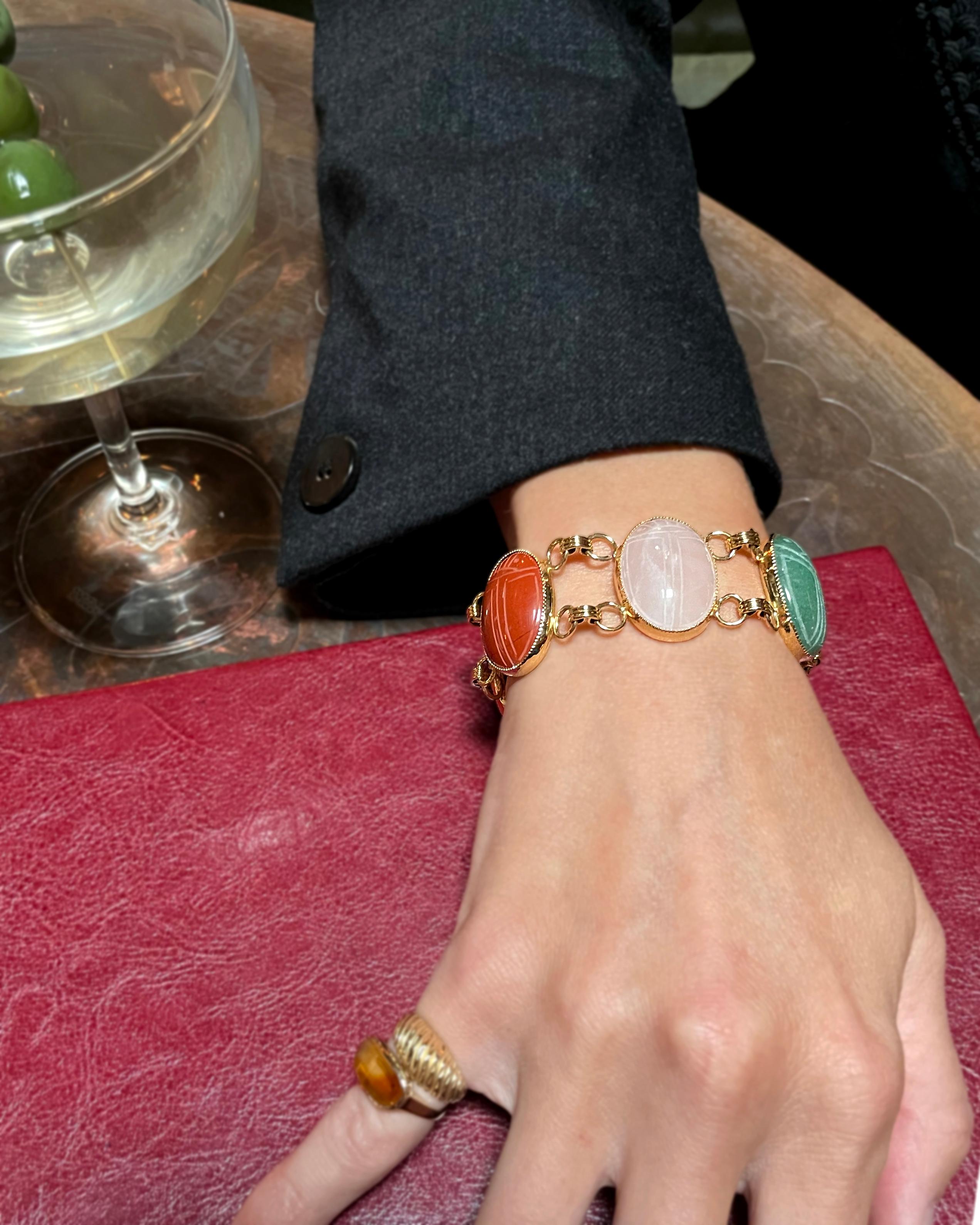 Vintage Scarab Bracelet 1