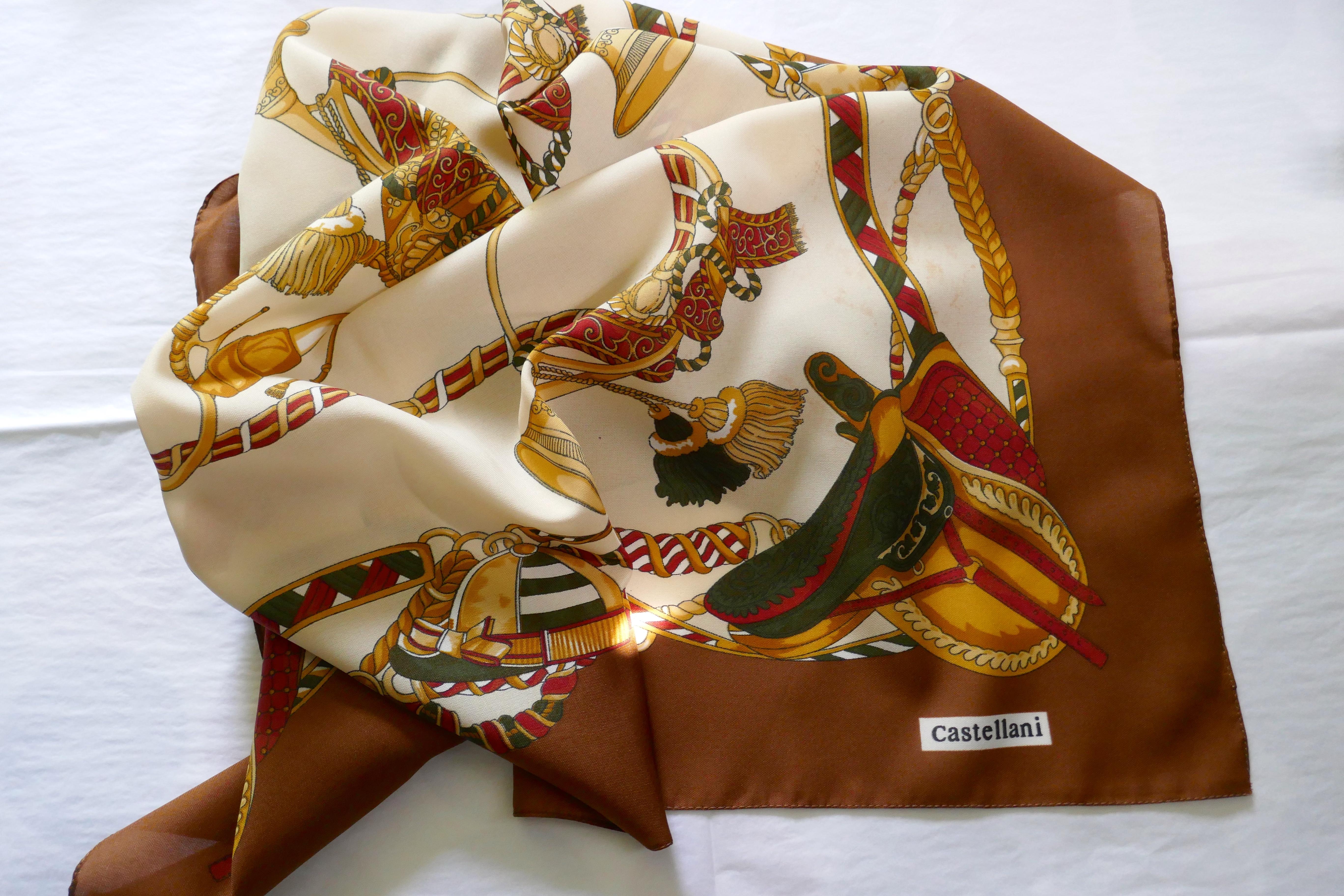 Vintage Made In Italy Se Jour Scarf