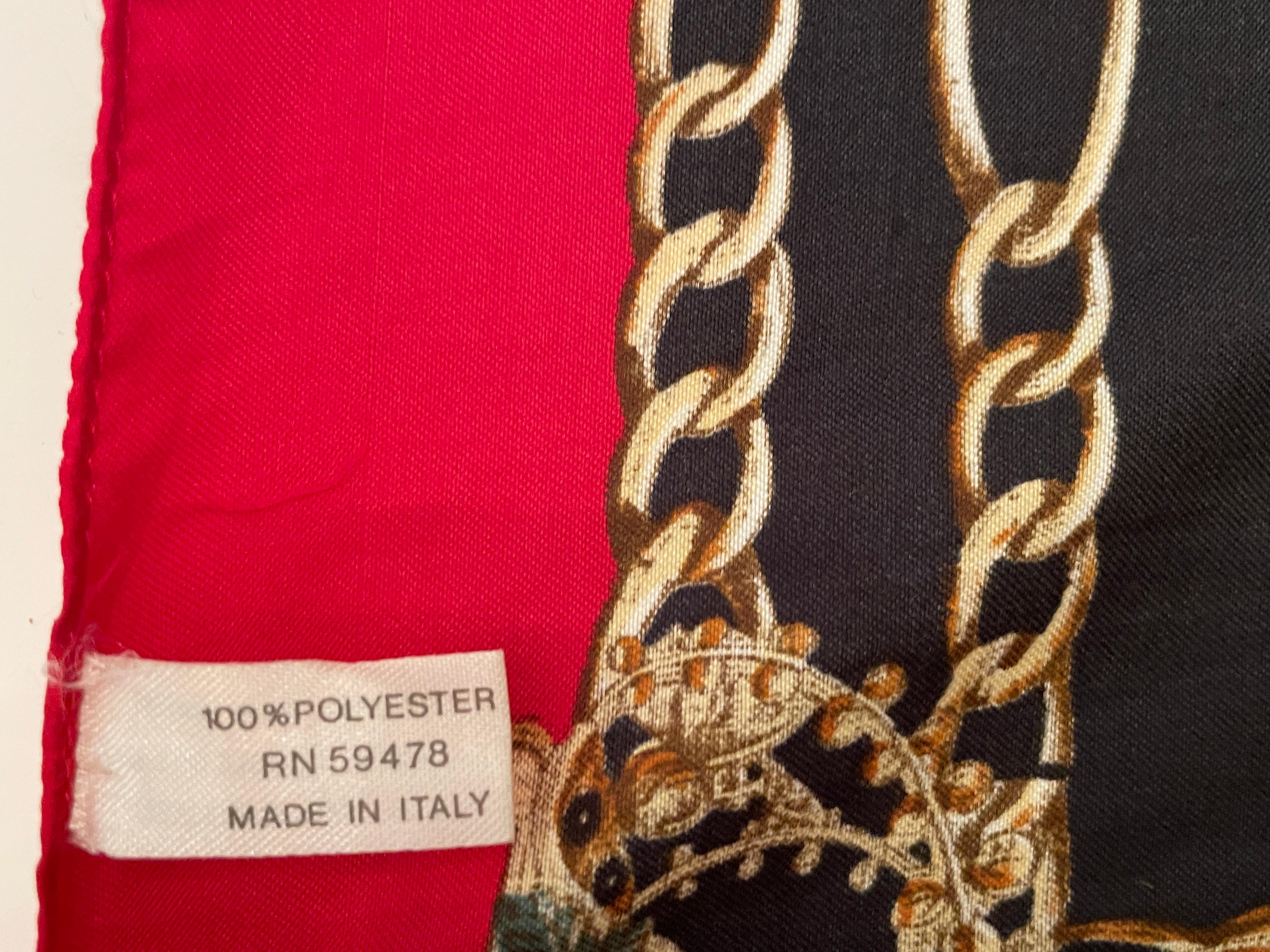 Vintage-Schal mit großen und kleinen viktorianischen Uhren  im Angebot 8