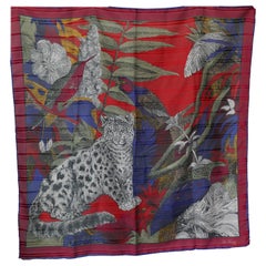 Used Scarf “Secret Jungle” by Via Veneto ROMA