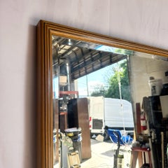 Vintage “Scene Two” Blonde Burlwood Dresser With Mirrors by Henredon