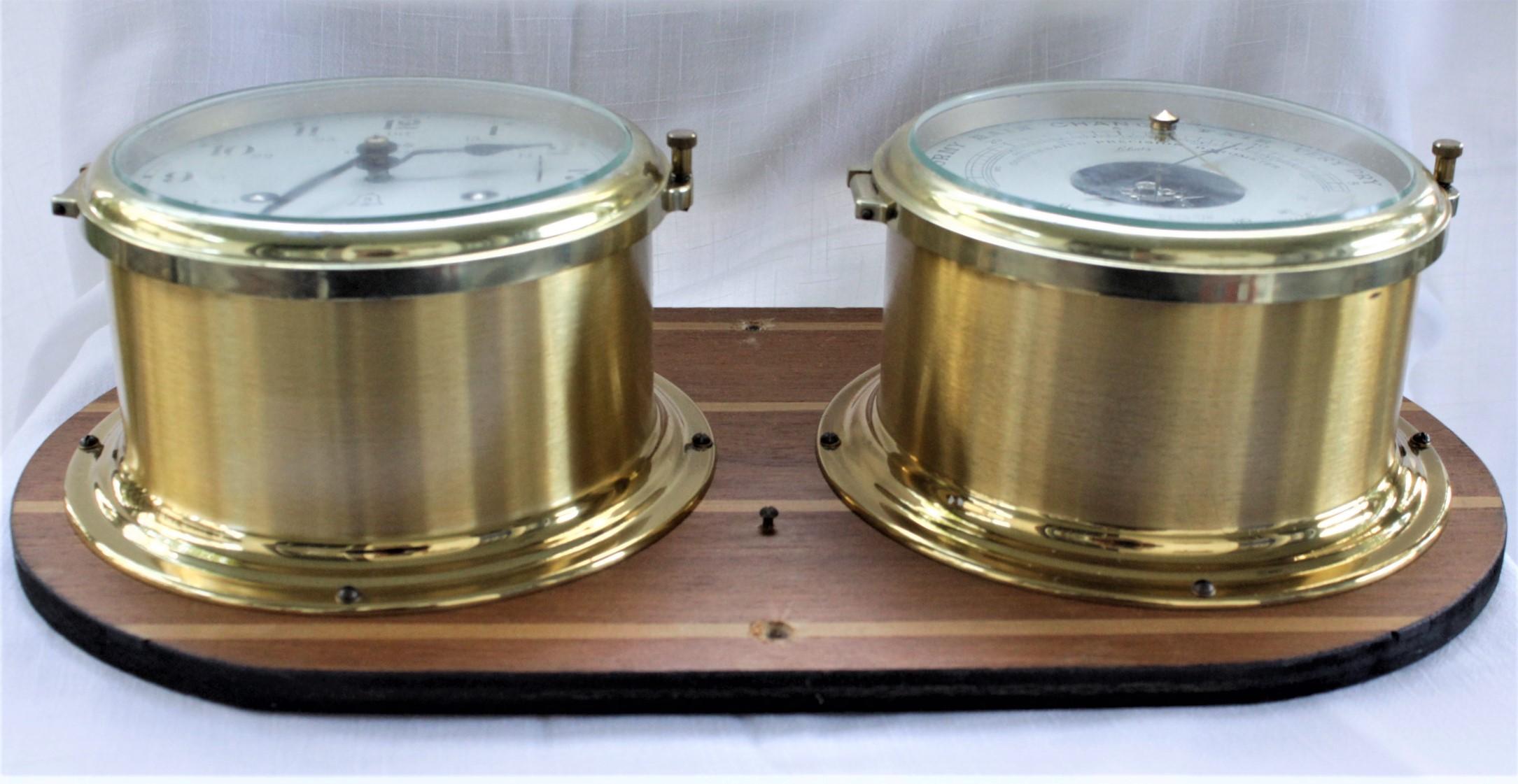 schatz royal mariner clock and barometer