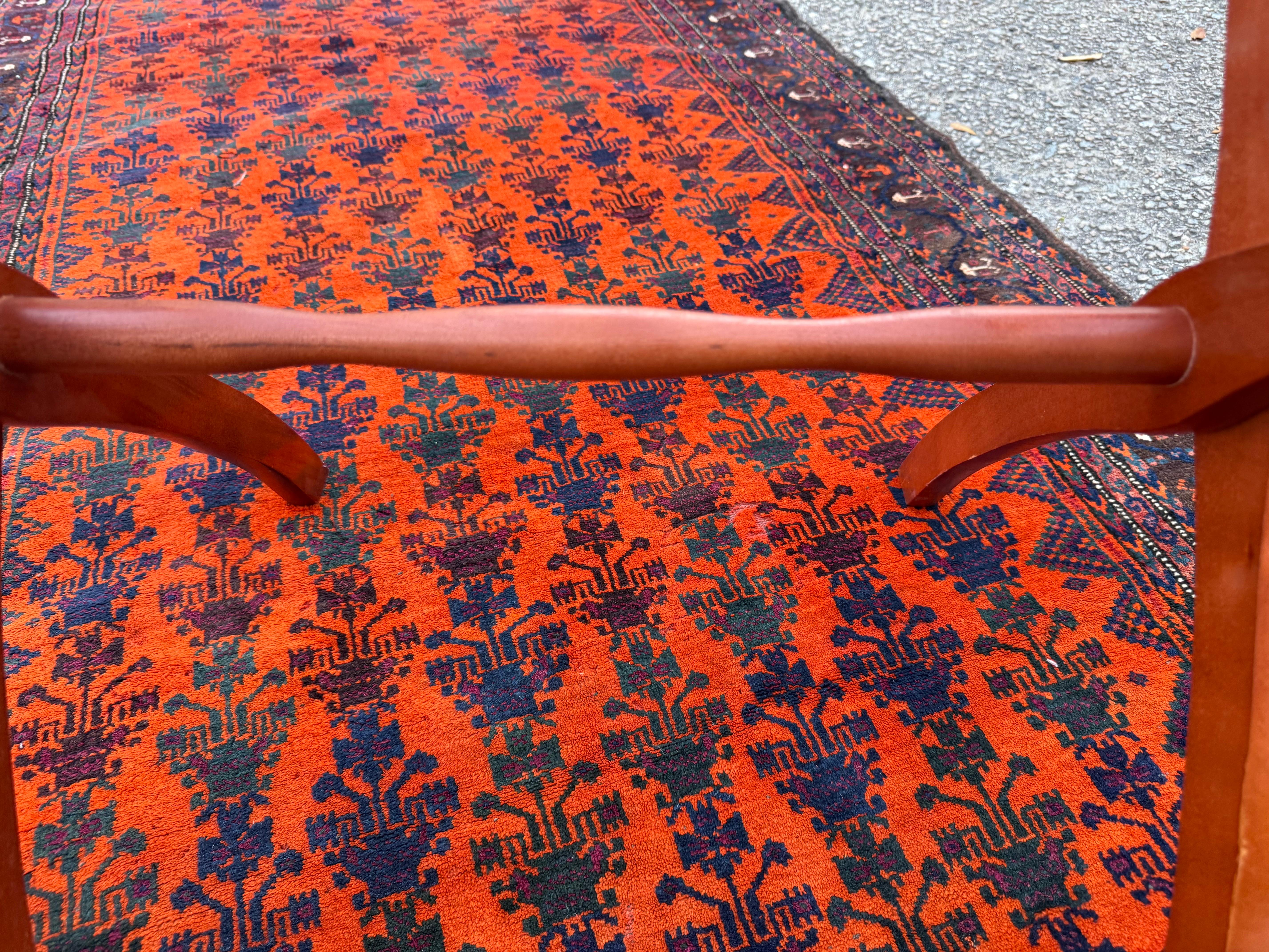 Art Nouveau Vintage Scheibe Folding Wooden Luggage Rack For Sale