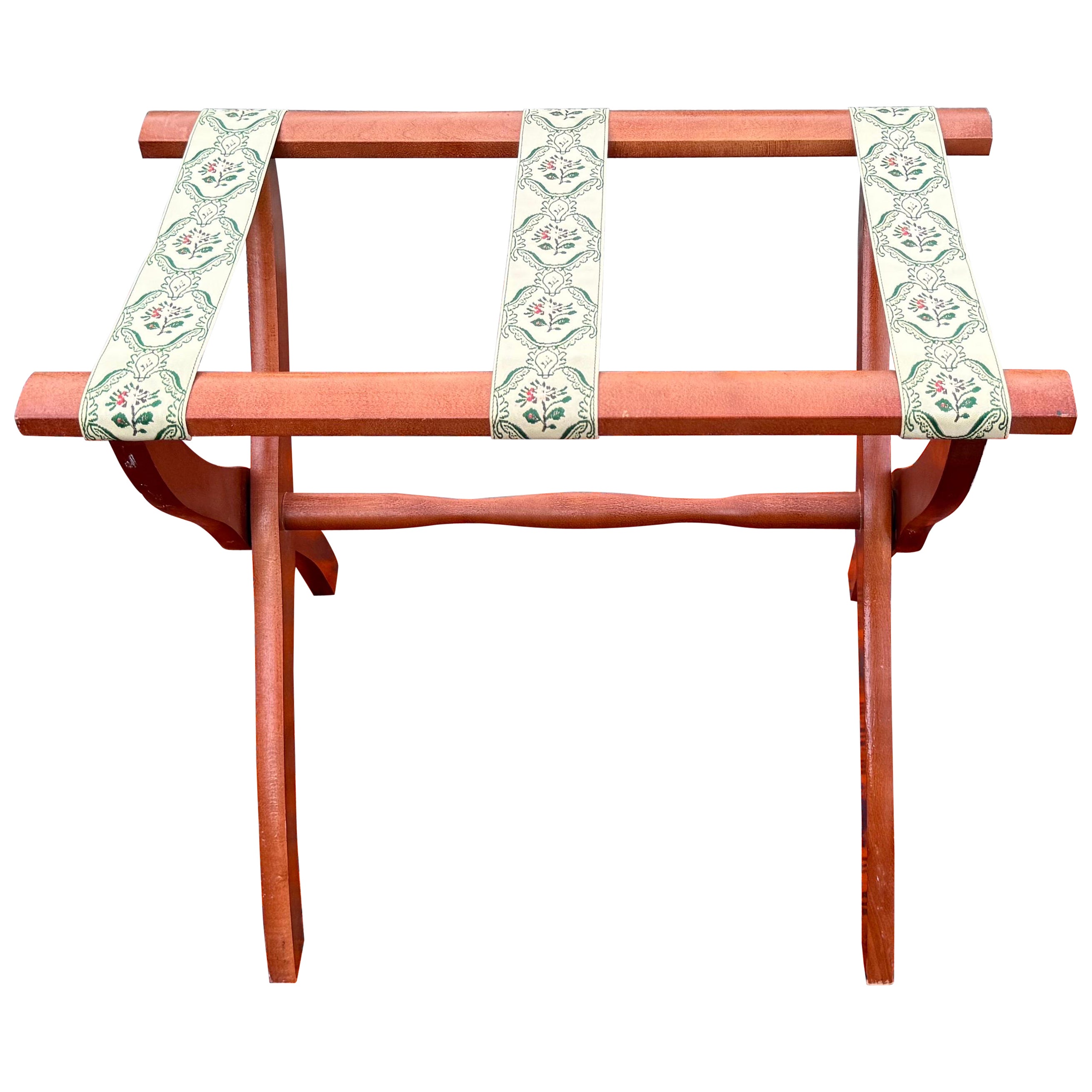 Vintage Scheibe Folding Wooden Luggage Rack