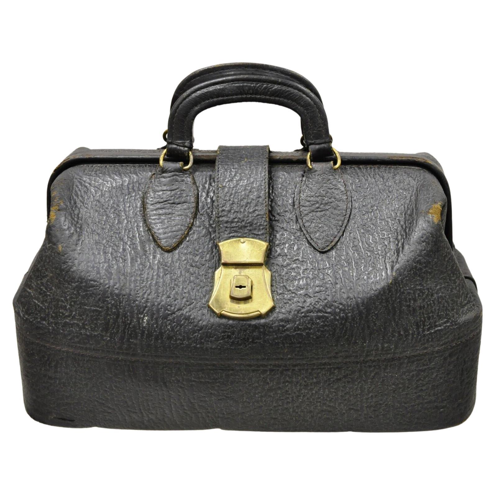 Vintage leather medical bag clearance