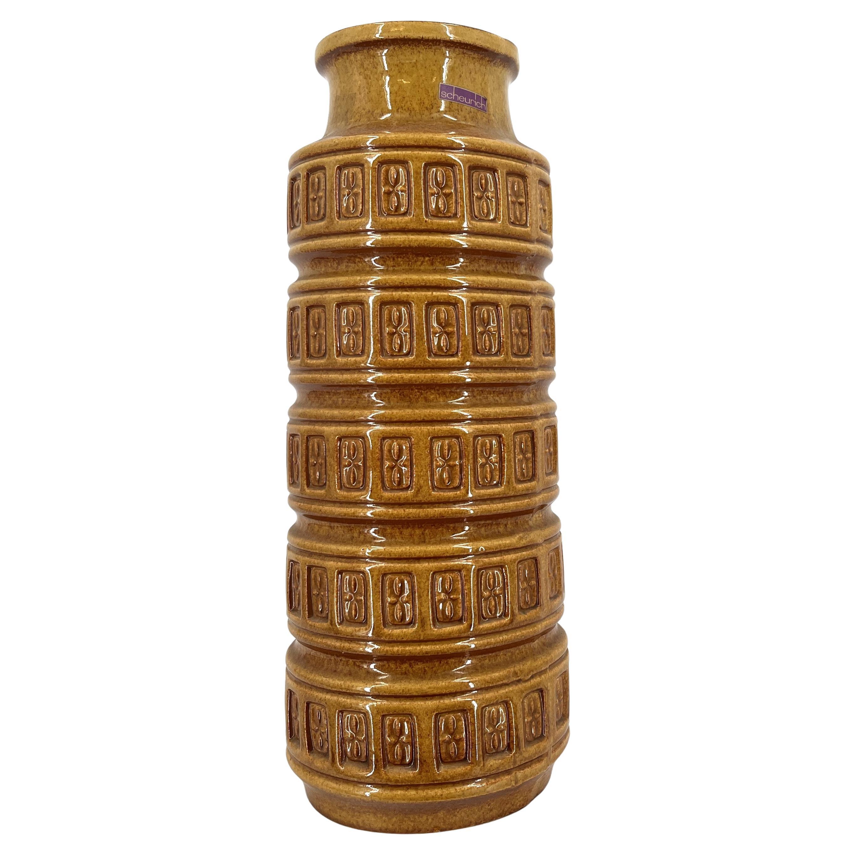 Jarrón vintage Scheurich Keramik, años 60