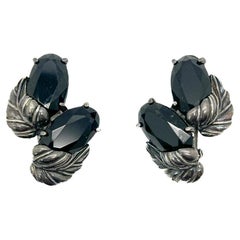 Boucles d'oreilles fruits en verre Schiaparelli 1960s