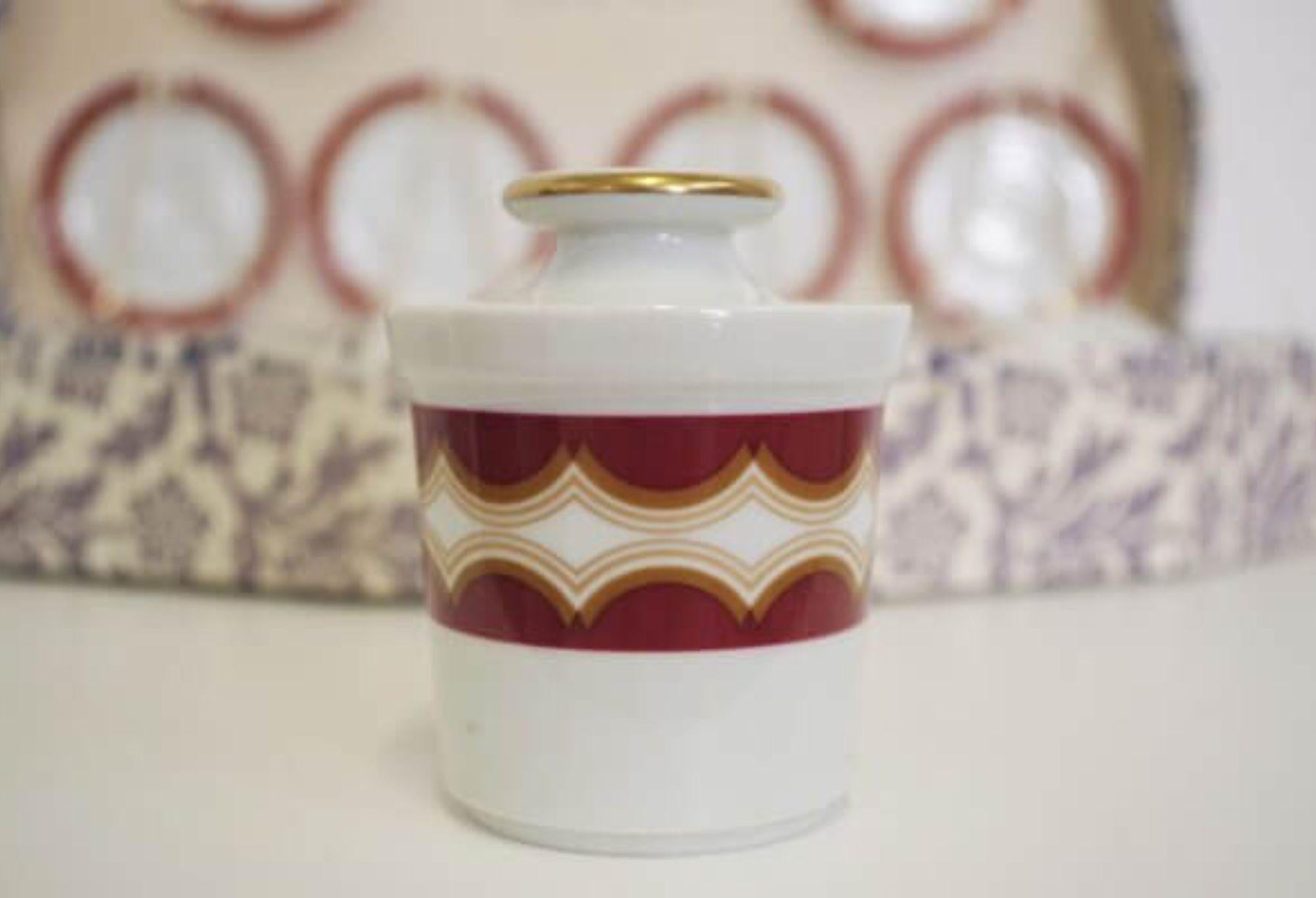 Vintage Schirnding German Porcelain Coffee Set, 1970s in vendita 8