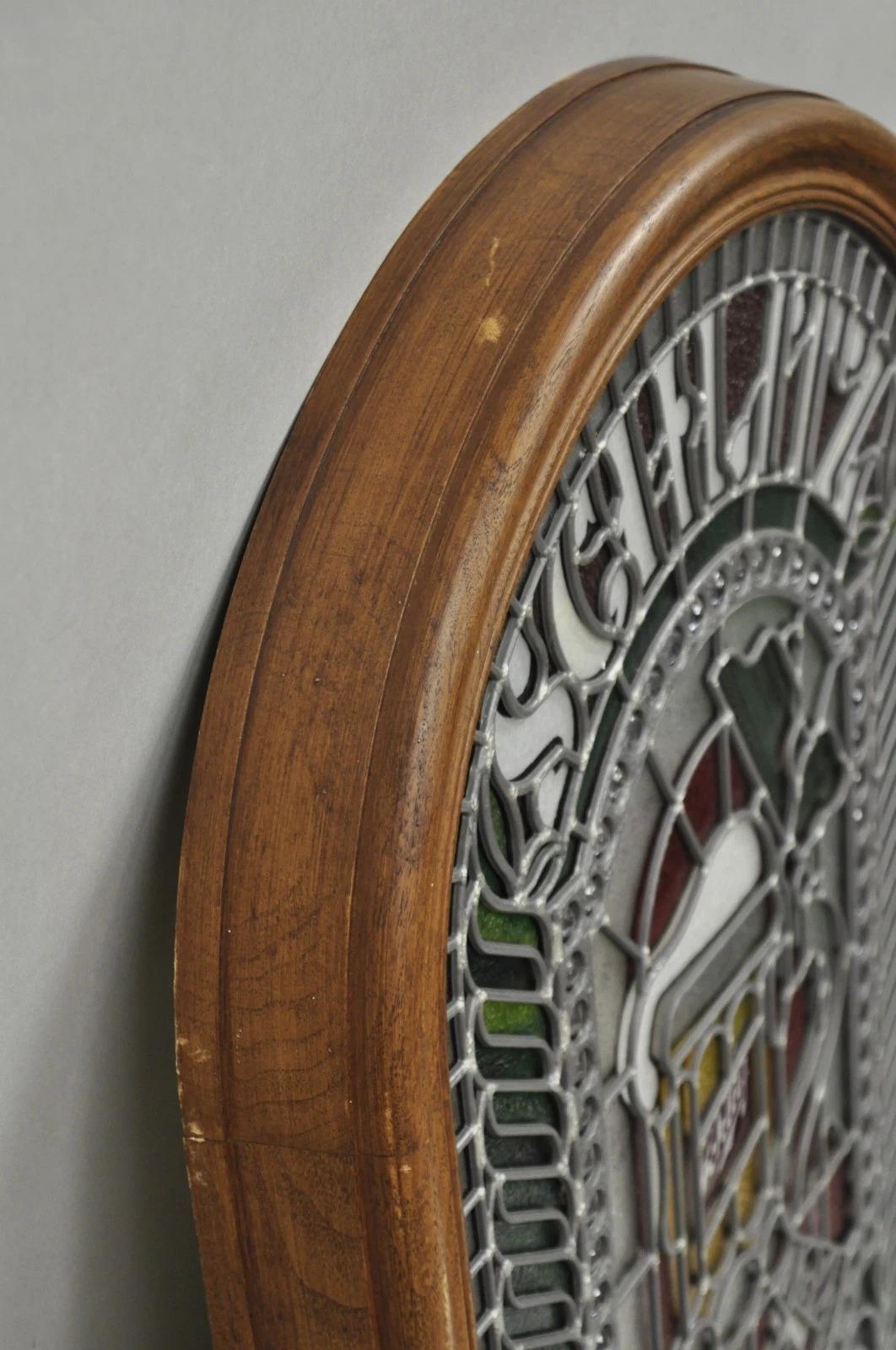 Vintage Schlitz Bier Zeichen 1980 beleuchtet Faux Stained glass Look Werbung Zeichen im Angebot 1