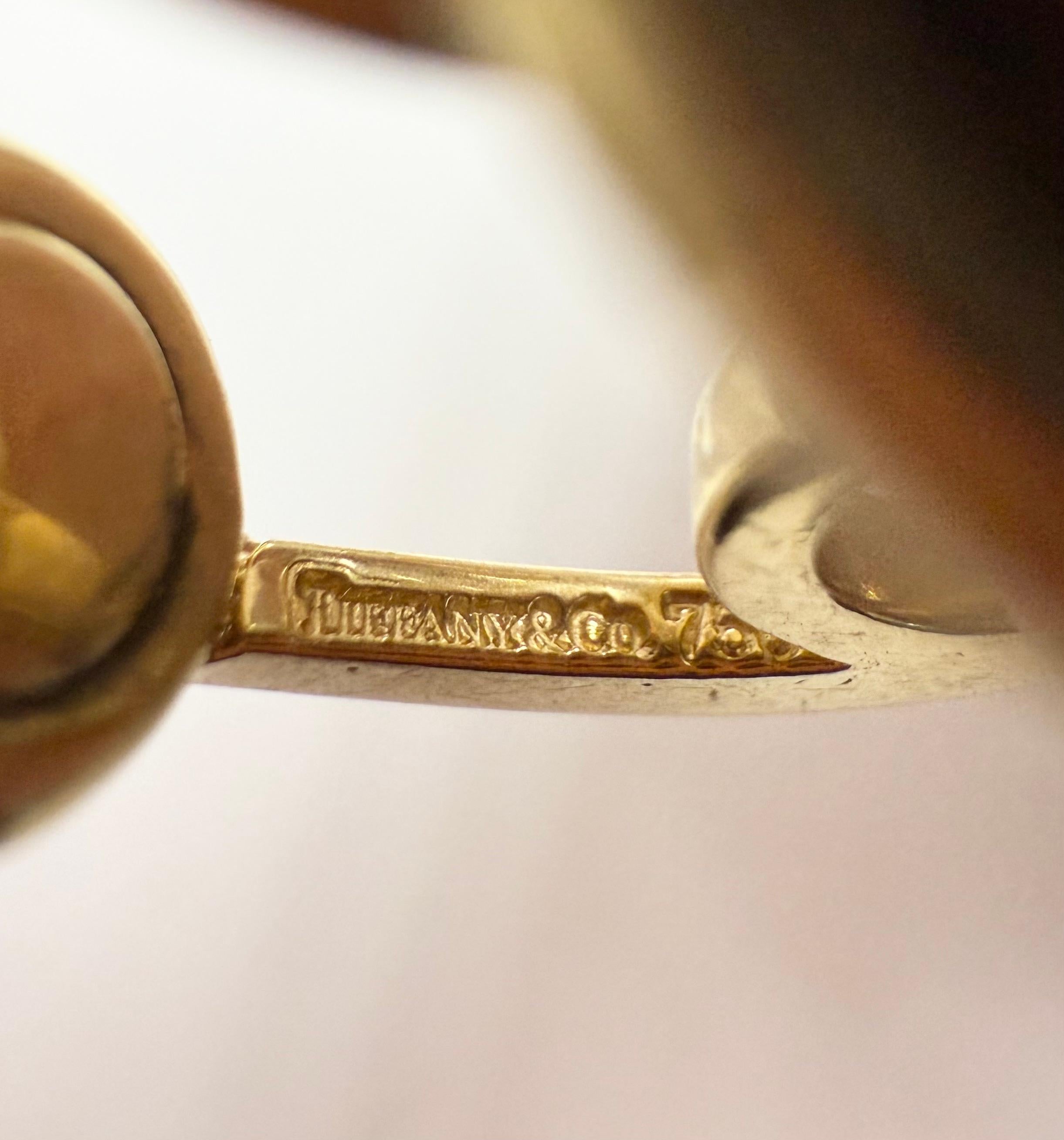 Vintage Schlumberger for Tiffany & Co., Bull Swivel Bracelet 18K Yellow Gold For Sale 3