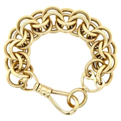 Vintage Schlumberger für Tiffany & Co., Stier- Dreharmband 18K Gelbgold