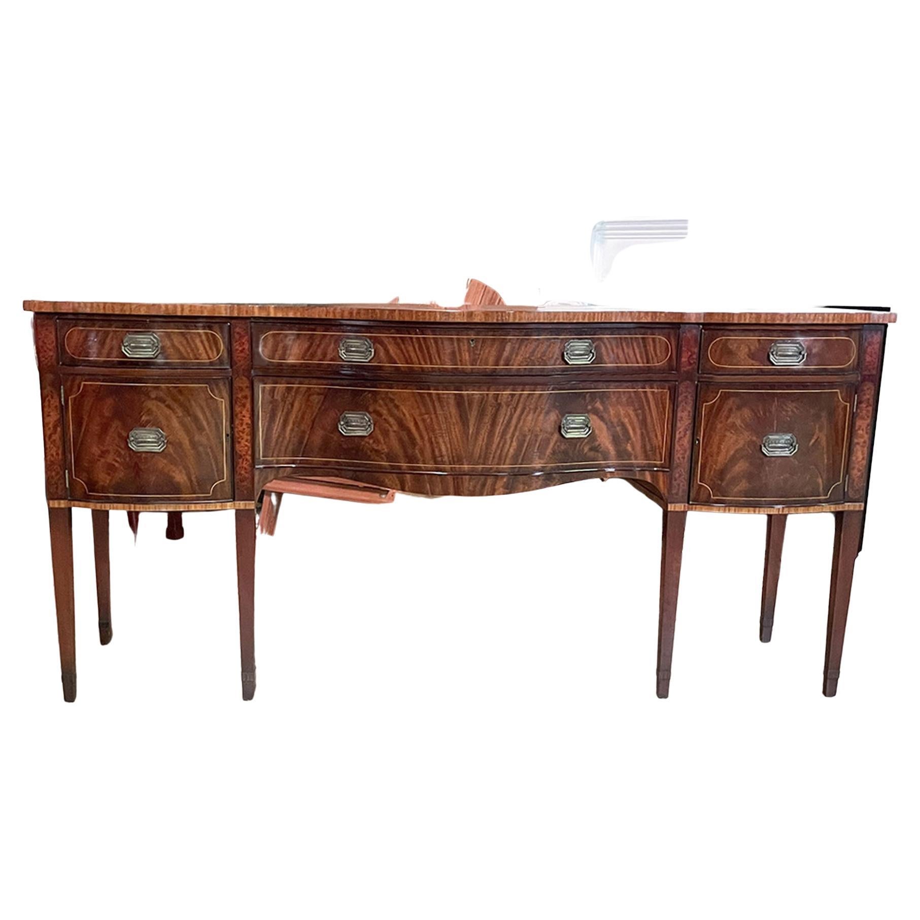 A Vintage Schmieg and Kotzian sideboard in excellent condition.

Both elegant and incredibly detailed this beautiful Vintage Schmieg and Kotzian Sideboard has everything one could ask for as a center point for the dining room. The sideboard has a
