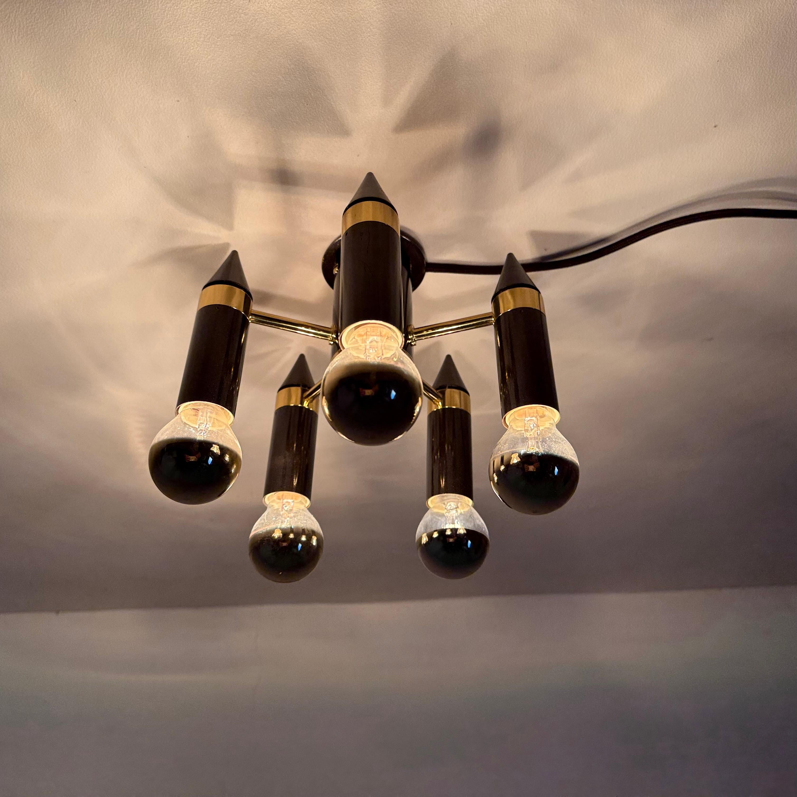 Vintage Schmitz leuchten ceiling lamp , 1970s Germany For Sale 2