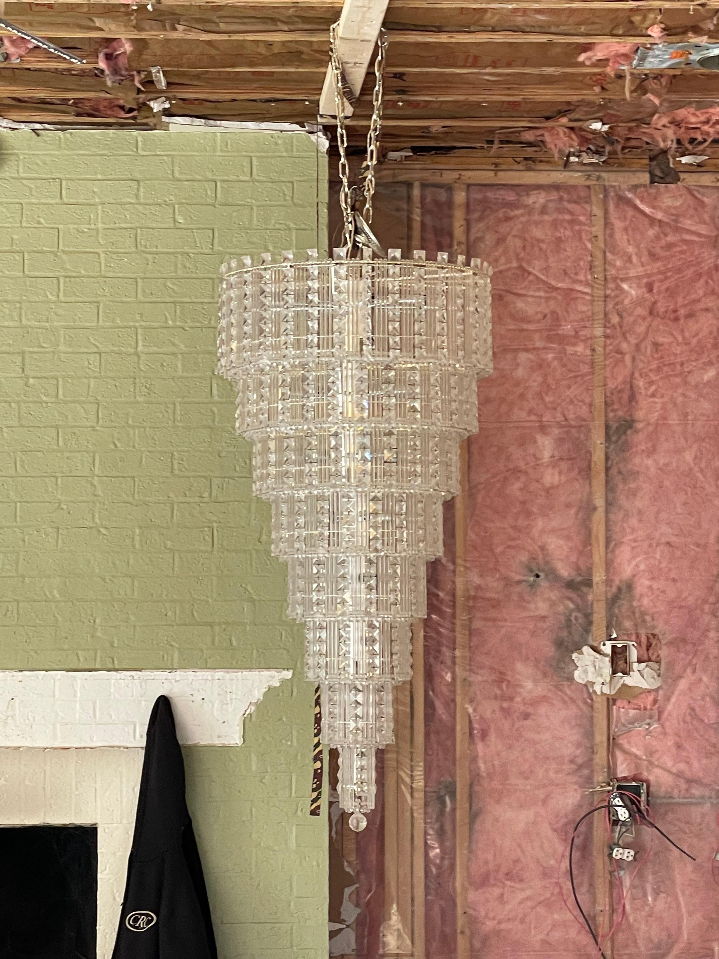 vintage schonbek chandelier