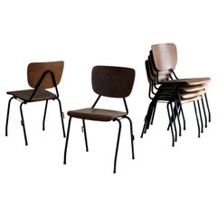 Vintage school chairs  stackable chairs  chairs  industrial