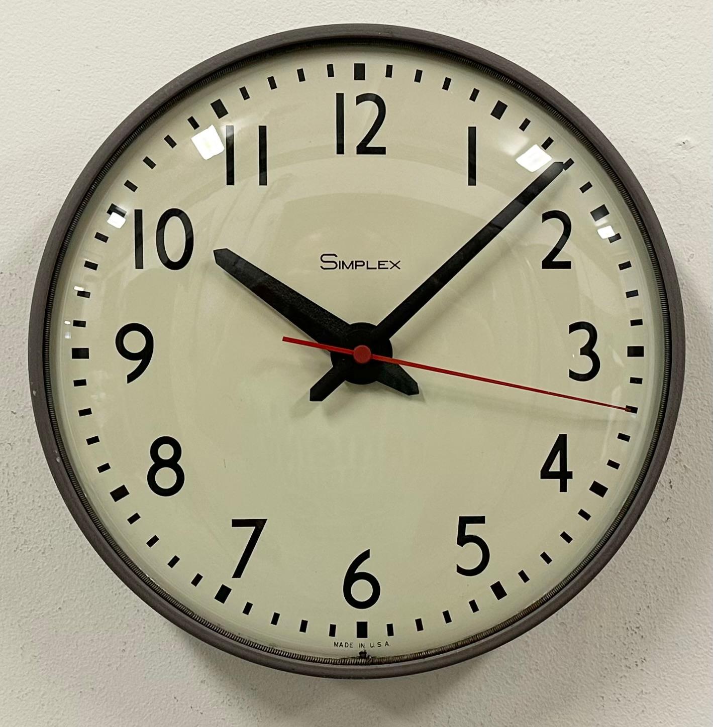 simplex clock vintage
