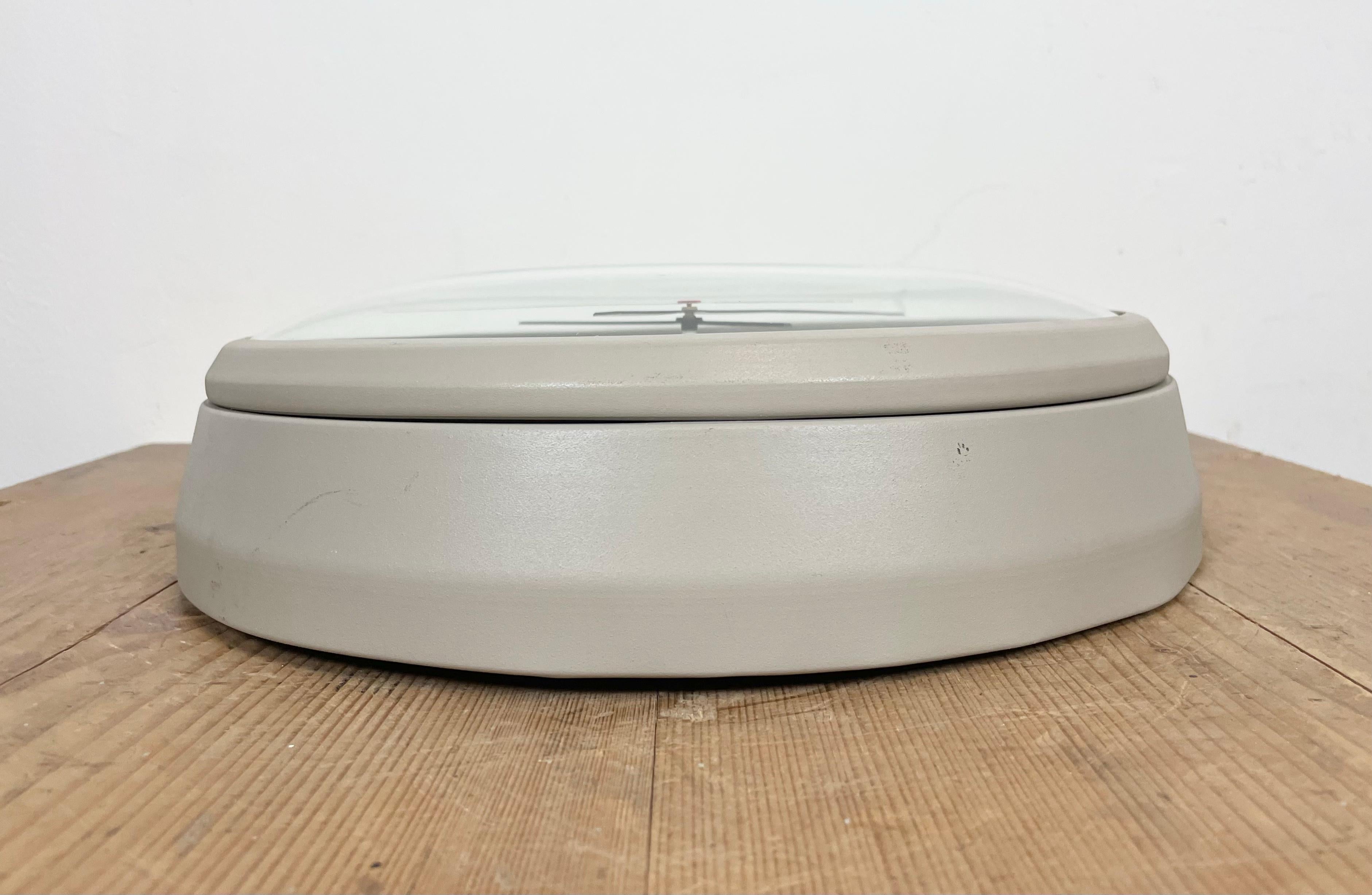 Vintage School Wall Clock from Standard Electric, 1970s at 1stDibs