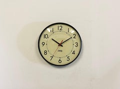 Vintage School Wall Clock from Standard Electric, 1970s