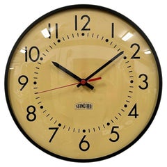 Retro School Wall Clock from Standard Electric, 1970s