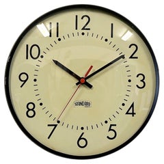 Retro School Wall Clock from Standard Electric, 1970s