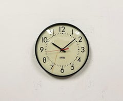 Vintage School Wall Clock from Standard Electric, 1980s