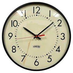 Retro School Wall Clock from Standard Electric, 1980s