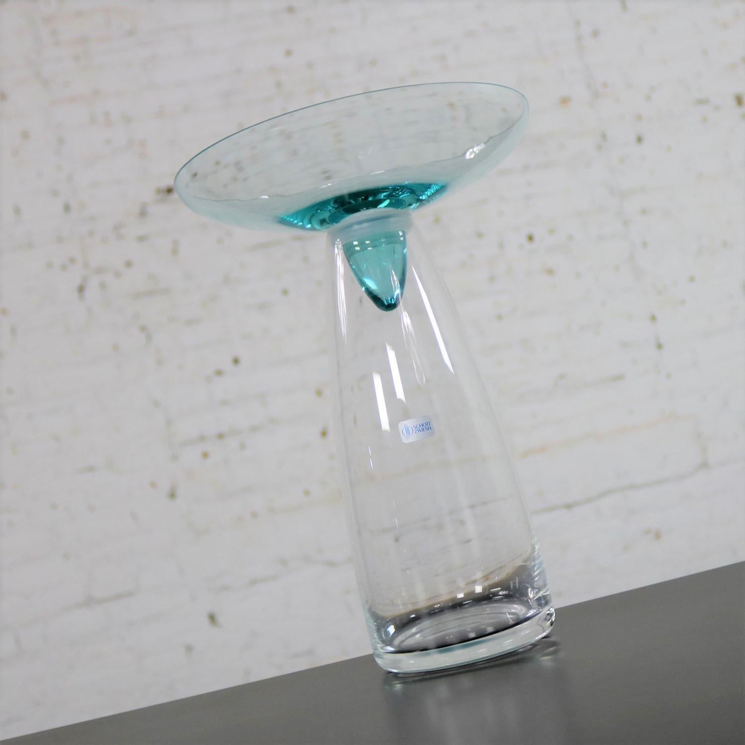 Vintage Schott Zwiesel Vetro Vaso a triplo uso Decanter Ciotola Zwiesel Kristallglas in vendita 5