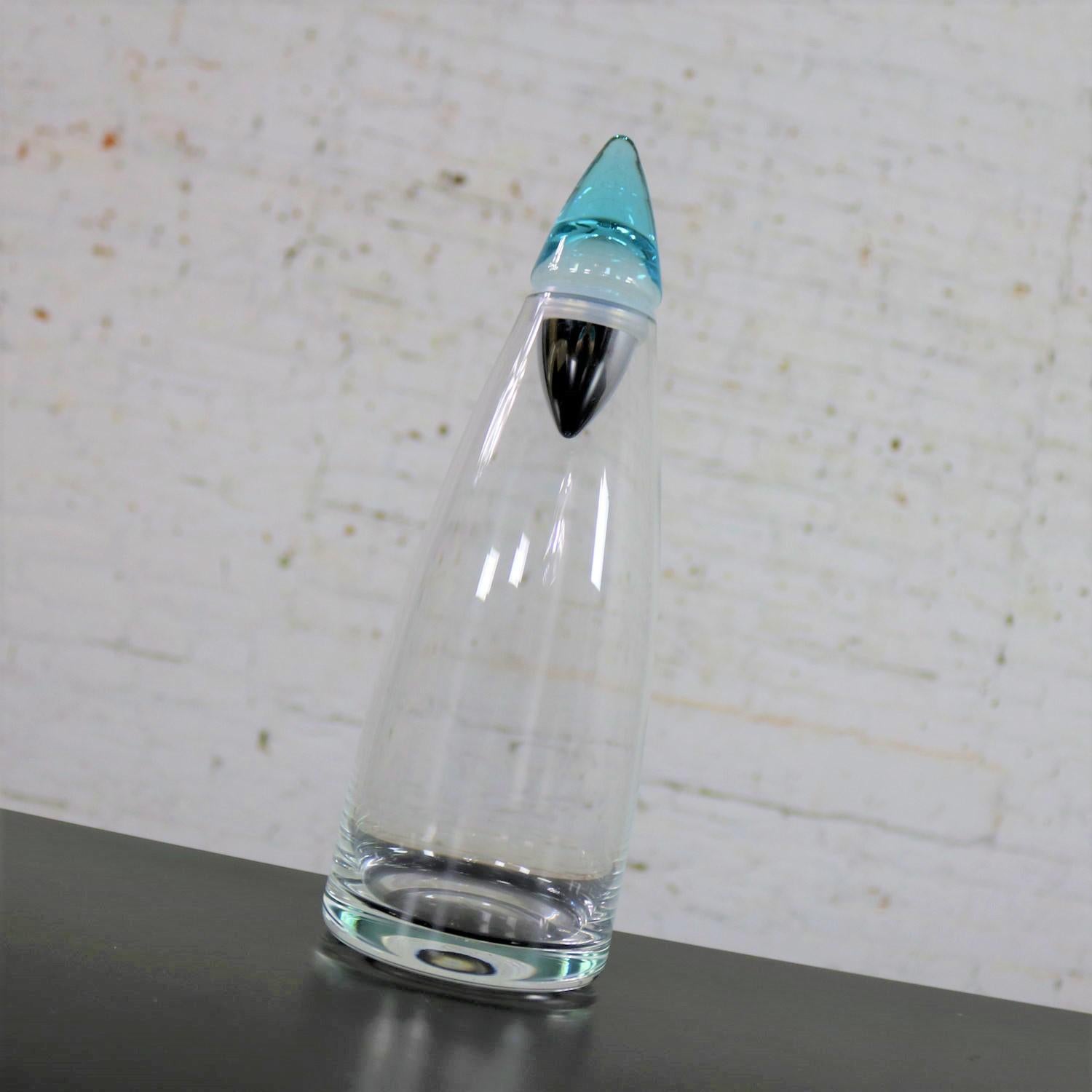 Carafe à décanter Zwiesel à triple utilisation en verre vintage Schott Zwiesel Kristallglas en vente 1