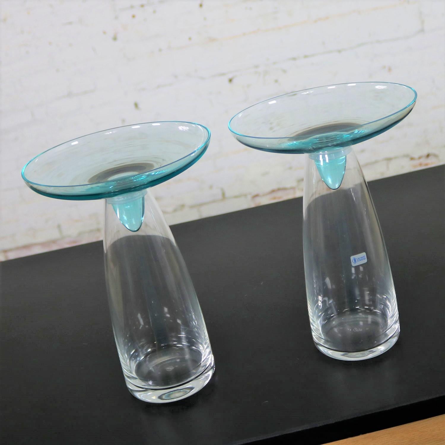 Vintage Schott Zwiesel Glass Triple Use Vase Decanter Bowl Zwiesel Kristallglas 1