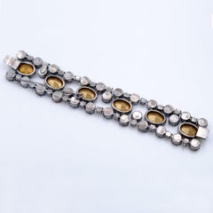 Vintage Schreiner Rare Lilac Purple Glass Bracelet 1950's