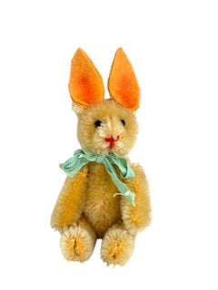 Vintage Schuco Miniature Mohair Bunny Rabbit Toy Doll Accessory Germany