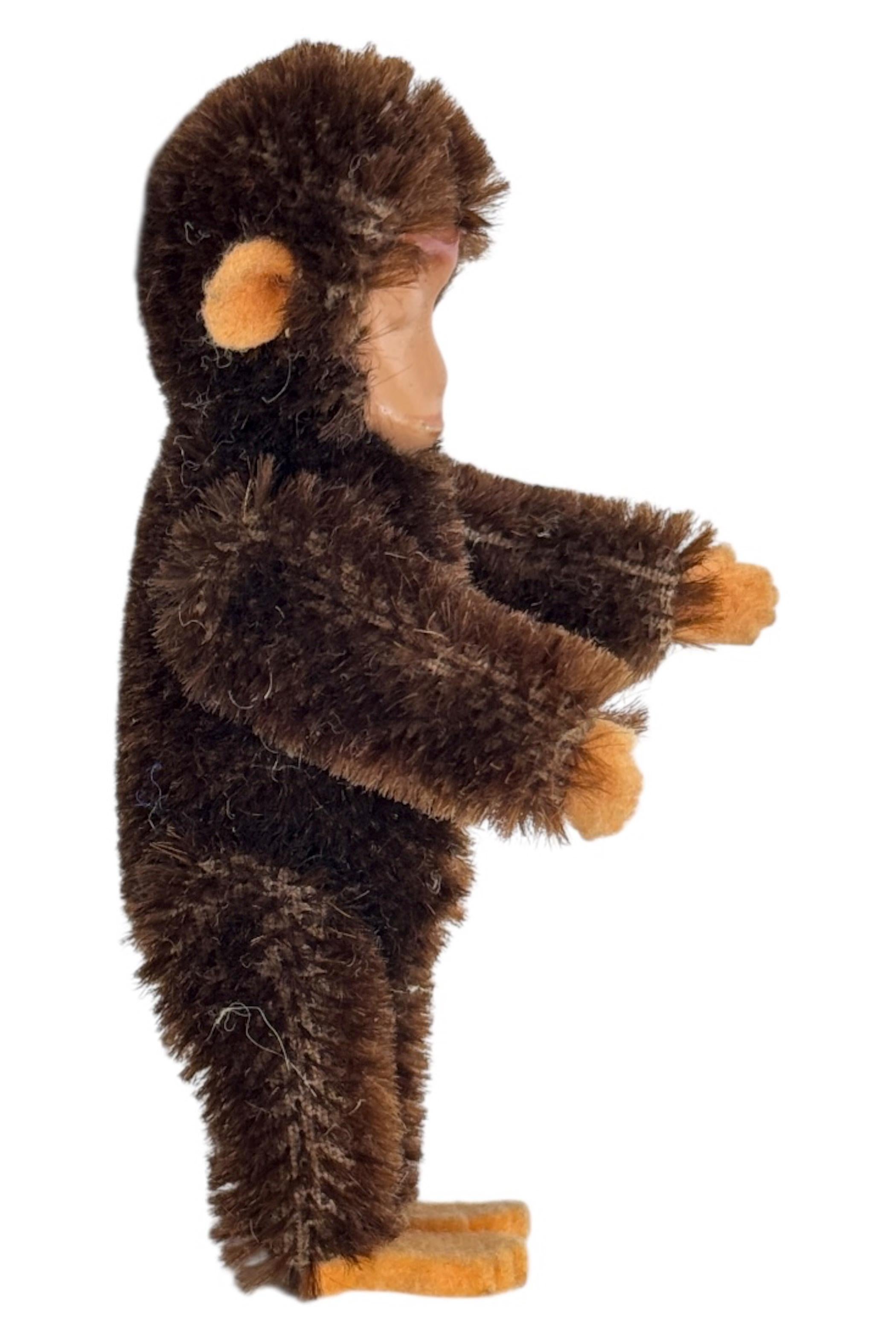 Miniatura Schuco in mohair con faccia di metallo, giocattolo Germania anni '50 In condizioni buone in vendita a Nuernberg, DE