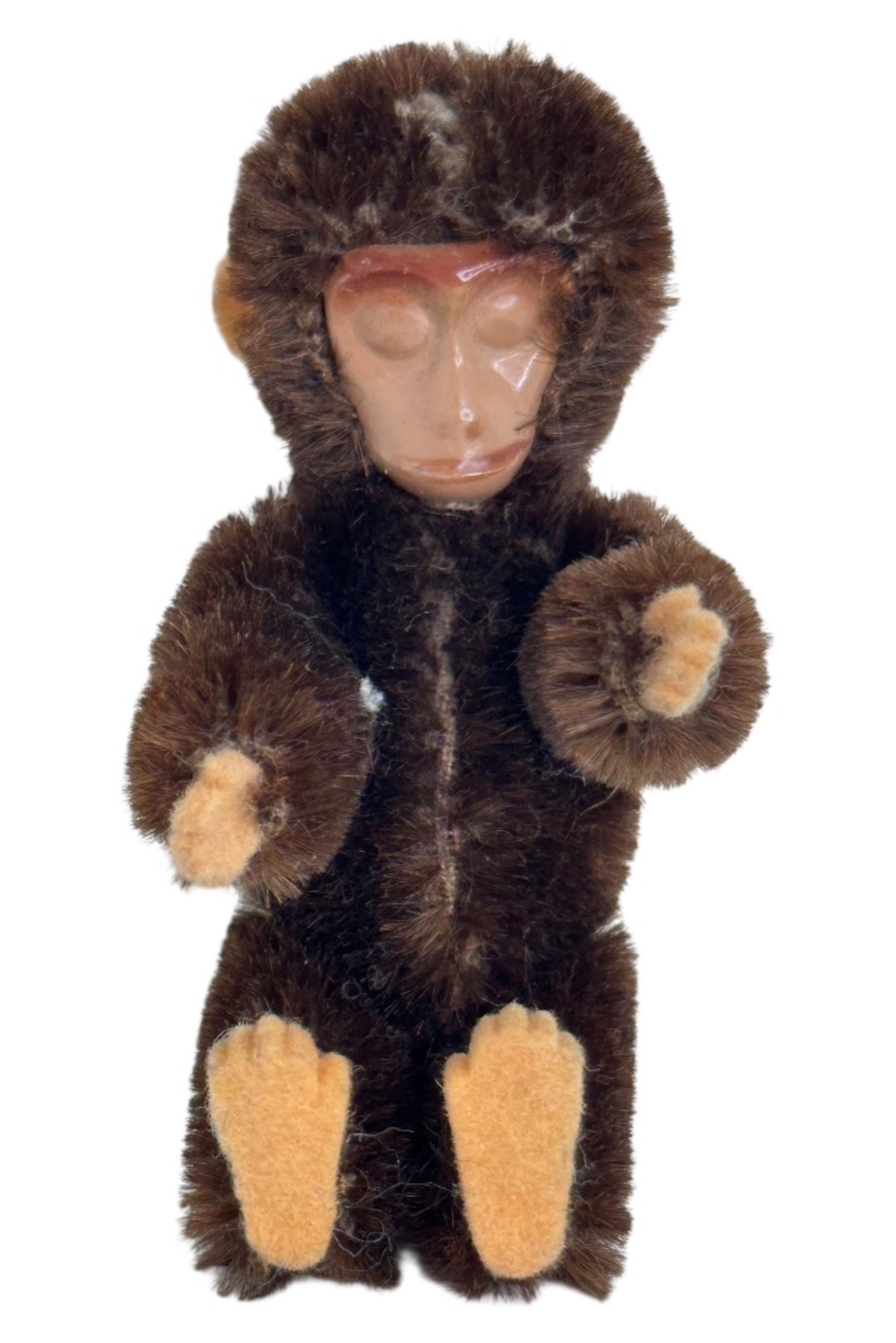 Metallo Miniatura Schuco in mohair con faccia di metallo, giocattolo Germania anni '50 in vendita