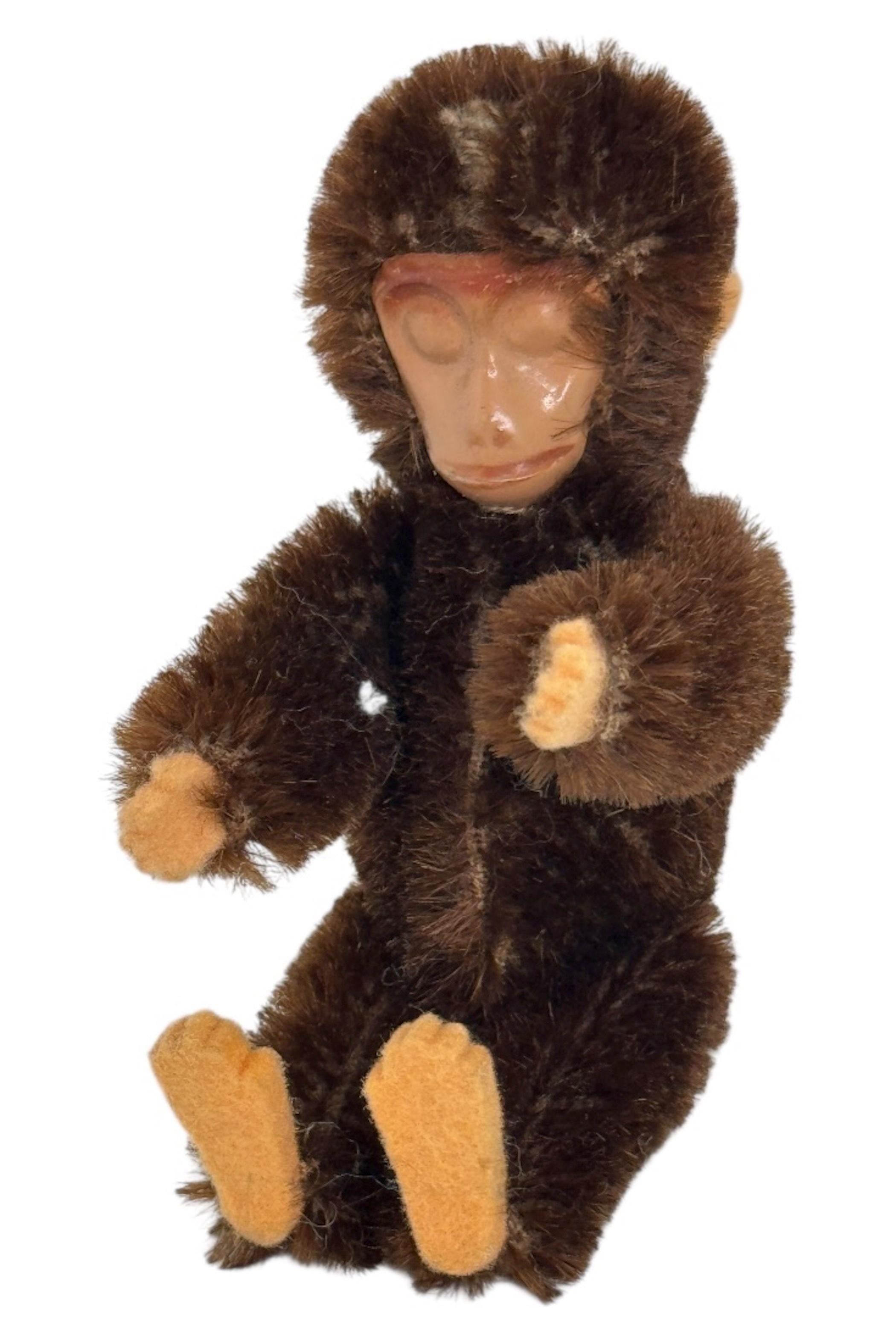 Miniatura Schuco in mohair con faccia di metallo, giocattolo Germania anni '50 in vendita 1