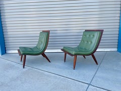 Vintage Scoop Lounge Chairs by Carter Brothers