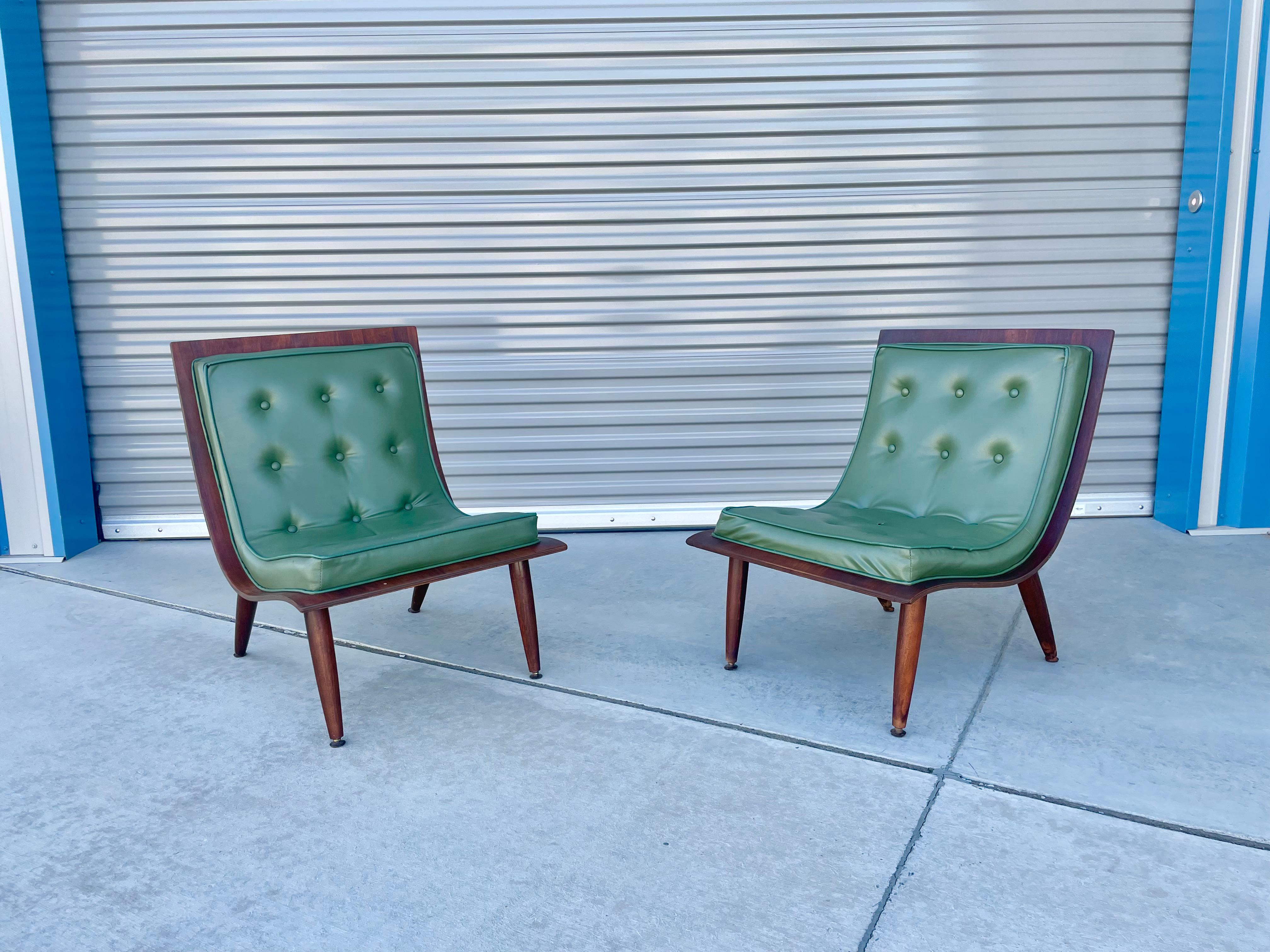 Américain Fauteuils de salon à abattant vintage de Carter Brothers en vente