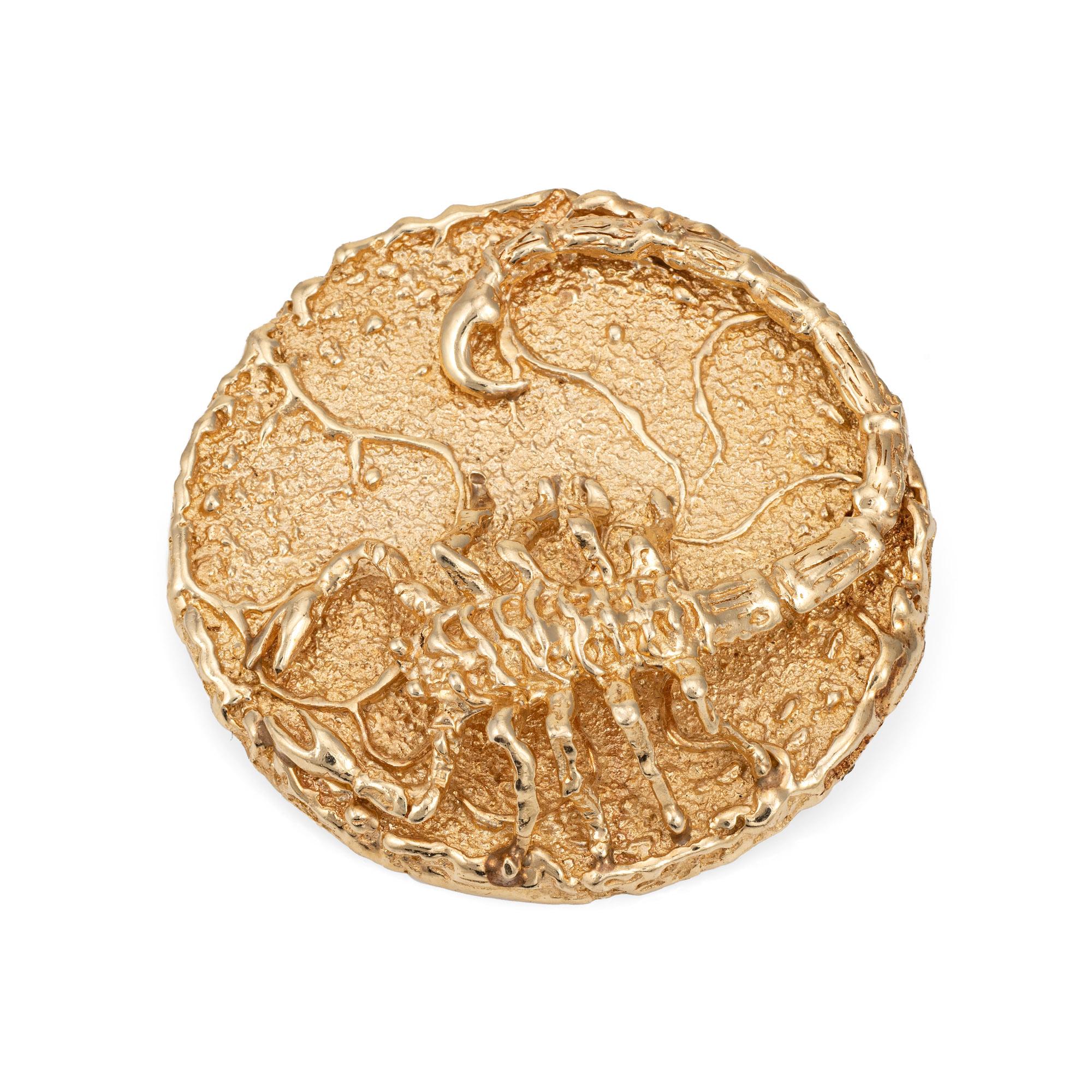 scorpio medallion