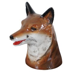 Vintage Scott Products Inc Porcelain Red Fox Head Bottle Opener Figurine