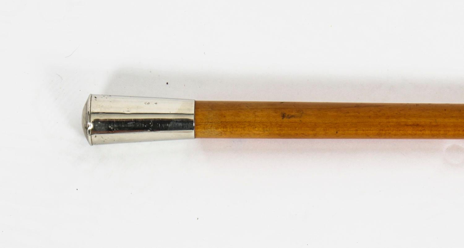 Vintage Scottish Gordon Highlanders Warrant Officers Walking Stick, Mid 20th C In Good Condition In London, GB