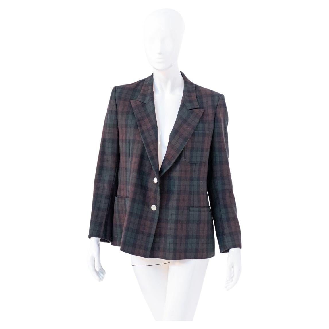 Blazer di lana scozzese vintage