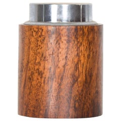 Vintage Scripto Japanese Lighter in Rare Rosewood with Stainless Steel Case