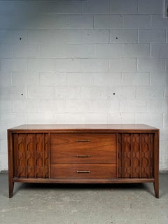 Vintage Sculpted Credenza By Kent Coffey